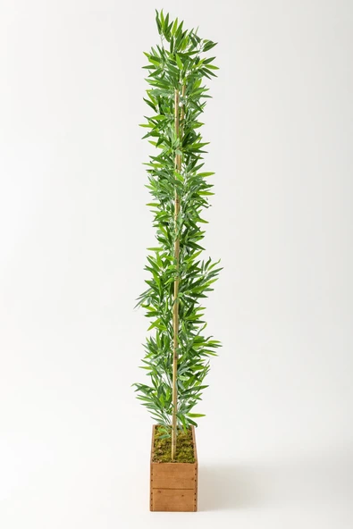 Yapay Bambu Seperatör Ahşap 50 Cm - Resim 3