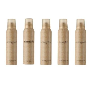 Hunca Memories Gold 150 ml Kadın Parfüm Deodorant - 5 ADET ürün görseli 1