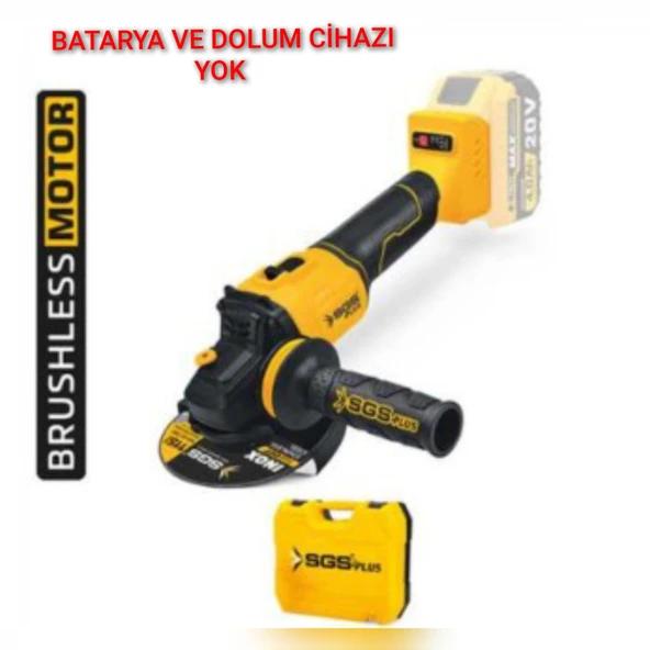 SGS 5510B Avuç Taşlama Makinesi (Kömürsüz Motor) Solo makine akü ve şarz cihazı yok ürün görseli 1