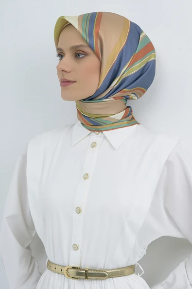 Armine Saf İpek Sura Eşarp-2026 İlkbahar-Yaz- 95140D ürün görseli 1
