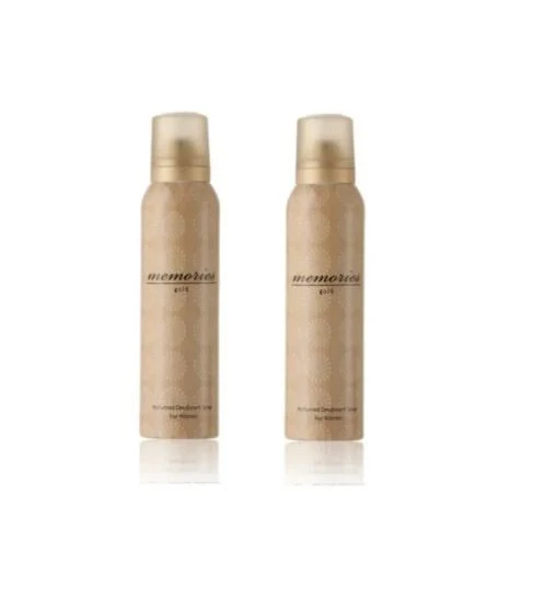Hunca Memories Gold 150 ml Kadın Parfüm Deodorant - 2 ADET ürün görseli 1