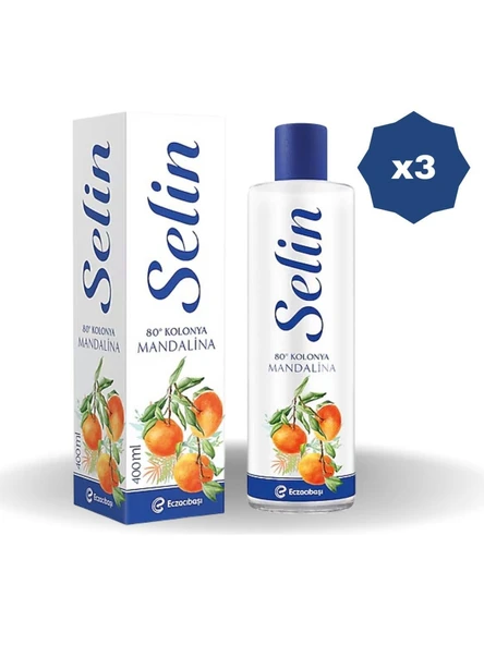 Selin Kolonya Mandalina 400 ml Pet - 3 Adet ürün görseli 1