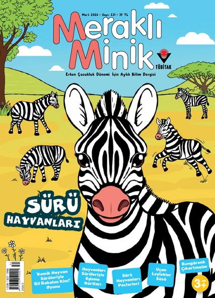 Meraklı Minik Dergi Mart 2026 (3-6 yaş) ürün görseli 1