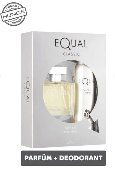 Equal Classic Erkek Parfüm Seti ( Edt Parfüm 75 ml + Deodorant 150 ml ) ürün görseli 1