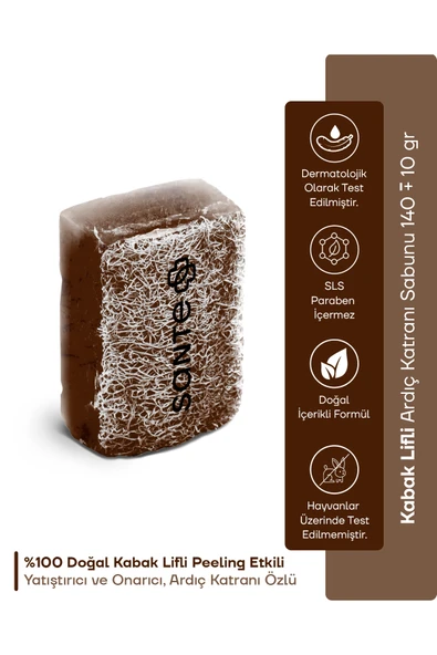 Sante Plus Kabak Lifli Ardıç Katranı Sabunu (, KAŞINTI) 160 gr ürün görseli 1