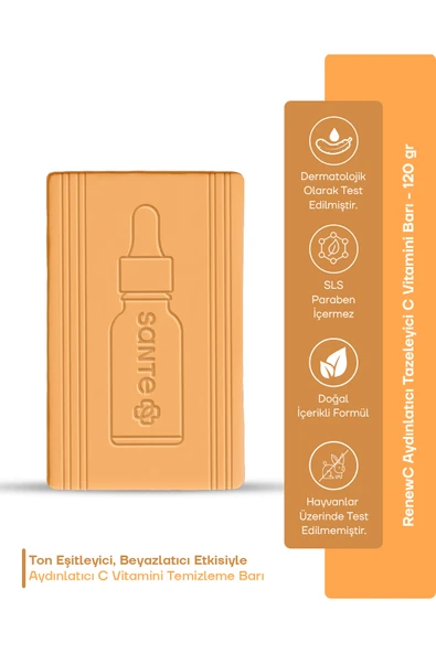 Renewc Cilt Aydınlatıcı Tazeleyici 3x Kafein Serum Etkili C Vitamini Sabunu/barı 120 gr ürün görseli 1