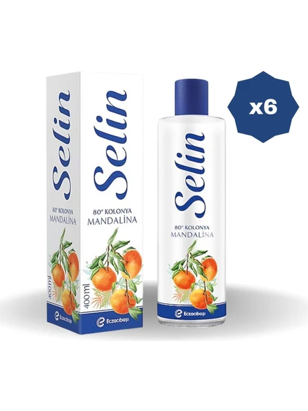 Selin Kolonya Mandalina 400 ml Pet - 6 Adet ürün görseli 1