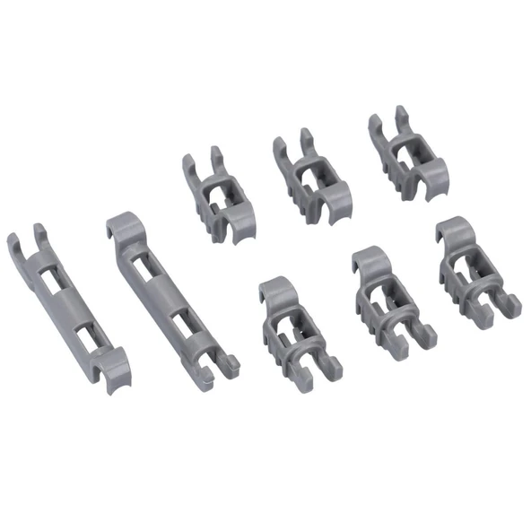 Bosch İle Uyumlu SMS58N42EU Bulaşık Makinesi Katlanır Tabaklık Klips Seti - 00611472, Siemens İçin ürün görseli 1