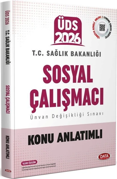 2026 Sağlık Bakanlığı ÜDS Sosyal Çalışmacı Konu Anlatımlı Data Yayınları ürün görseli 1