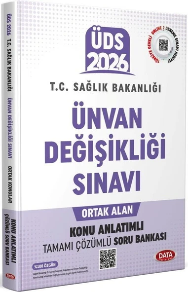 2026 T.C. Sağlık Bakanlığı Unvan Değişikliği Sınavı Ortak Konular Konu Anlatımlı Soru Bankası Data ürün görseli 1