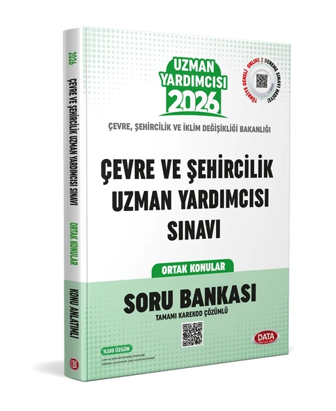 Çevre ve Şehircilik Bakanlığı Çevre ve Şehircilik Uzman Yardımcısı Sınavı Ortak Konular Soru Bankası Data ürün görseli 1