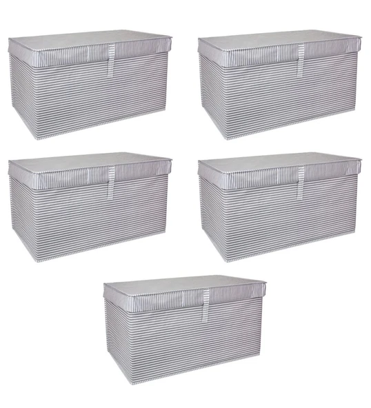 Çok Amaçlı Düzenleyici Kutu Organizer Cırt Cırtlı Hurç Mega Plus Boy 40cm X 30cm X 70cm (5 Adet) ürün görseli 1