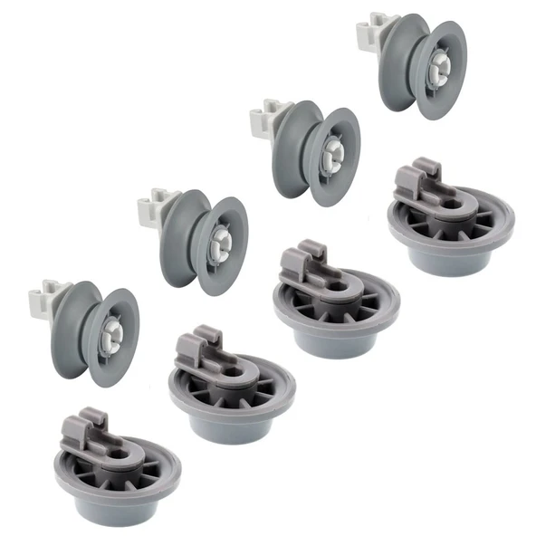 Bosch İle Uyumlu SMU40D48EU Bulaşık Makinesi Sepet Tekerleği 4 ALT 4 ÜST Teker Takımı ürün görseli 1