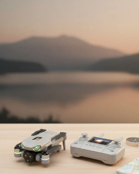 360° Takla ve Çift Kamera Özellikli Hobi Drone ürün görseli 1