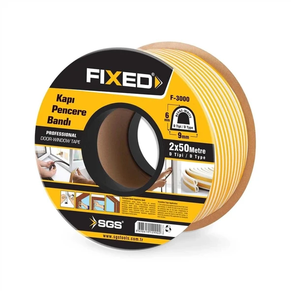 Kapı Pencere Bandı (beyaz) 2*50 Mt ürün görseli 1
