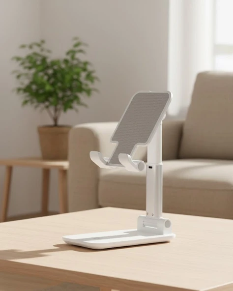 Kaymaz Silikon Yüzeyli Ergonomik Telefon Standı ürün görseli 1