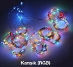 Tel Perde Led 3*3m 300 Led RGB ürün görseli 1