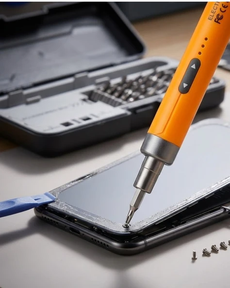 Profesyonel Elektrikli Tornavida Seti 600mAh Şarjlı 38 Parça Hassas Vida Seti ürün görseli 1