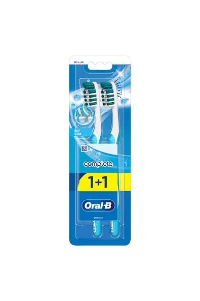 Oral-B Diş Fırçası Deep Clean Complete 40 Orta-Medıum 1+1 Set ürün görseli 1