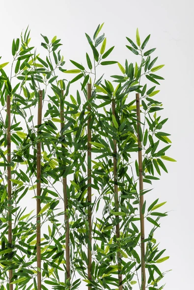 Yapay Bambu Seperatör Ahşap 100 Cm ürün görseli 1