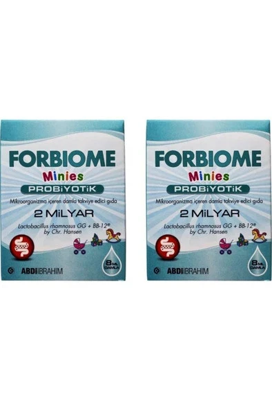 Forbiome Probiyotik Minies Damla 8 ml 2 Adet ürün görseli 1