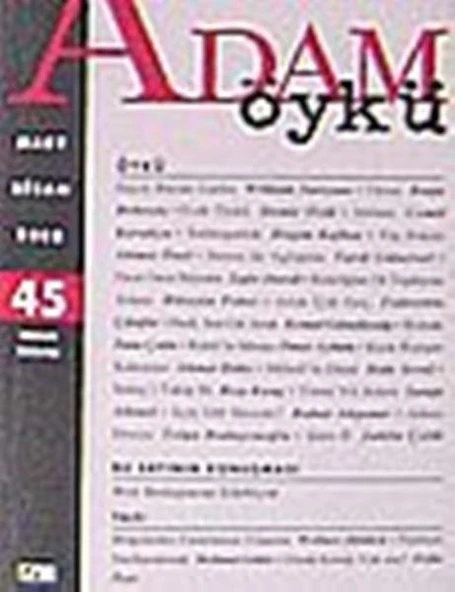 Adam Öykü 45 Mart   Nisan 2003 ürün görseli 1