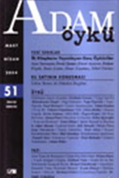 Adam Öykü 51 Mart   Nisan 2004 ürün görseli 1