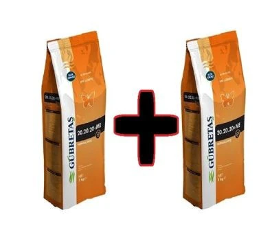 2 Adet Gübretaş 20-20-20 NPK Gübresi 1 Kg, Orijinal Paket ürün görseli 1