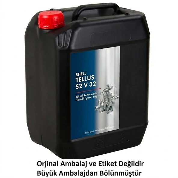 SHELL TELLUS S2 V 32  BİDON 20 LİTRE ESKİ ADI TELLUS T 32 ürün görseli 1