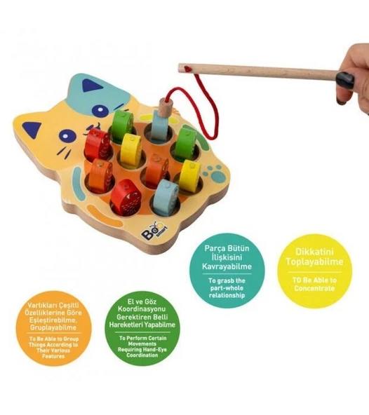 Smart Ahşap Balık Tutma Oyunu - Resim 2