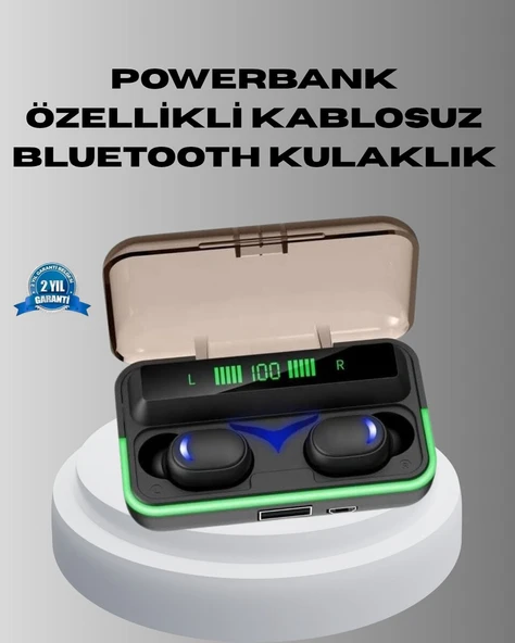 Bluetooth Kulaklık 800mAh Powerbank Düşük Gecikmeli ürün görseli 1