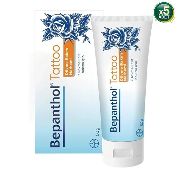 Bepanthol Tattoo Dövme Bakım Merhemi 50 gr 5 Adet ürün görseli 1