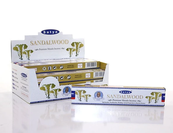 Satya Sandalwood Aromalı Tütsü ürün görseli 1