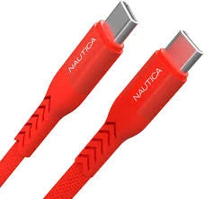 NAUTICA SARJ KABLOSU NTC803-USB-C TO USBC CABLE -C30 1.2 MT 65 W-480 MBPS-4 FT ürün görseli 1