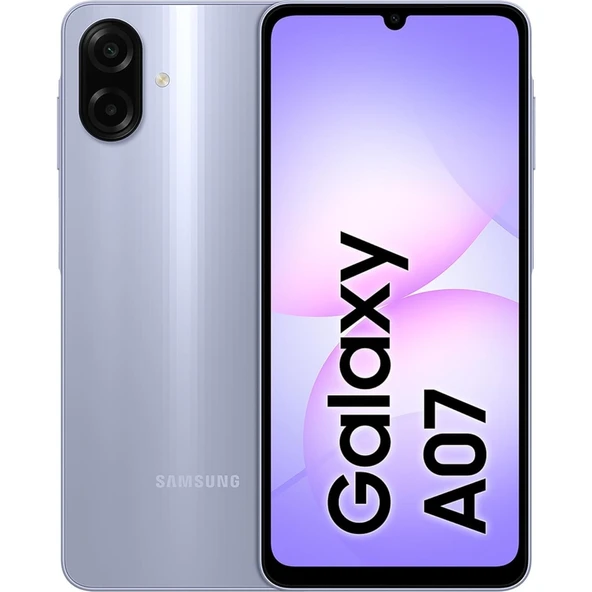Samsung Galaxy A07 128 GB 4 GB Ram Açık Mor (Samsung Türkiye Garantili) ürün görseli 1