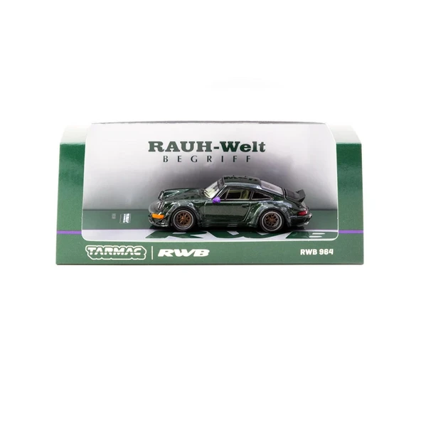 Tarmac Works 1/64 RWB 964 Green - Resim 3
