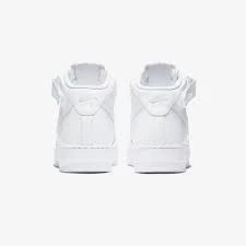 NİKE AİR FORCE 1 MİD TRİPLE WHİTE - Resim 3