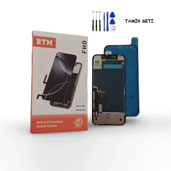 Tkgz - iPhone 11 PRO MAX Lcd Ekran Dokunmatik - Btm + Tamir Seti ürün görseli 1
