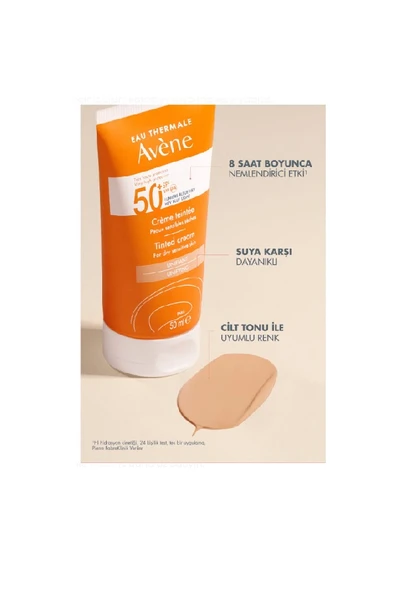 Avène Ultra Broad Spectrum Tinted Cream SPF50+ 50 ml - Resim 3