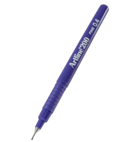 Artline Fineliner İnce Uçlu Kalem 0,4 Mor ürün görseli 1