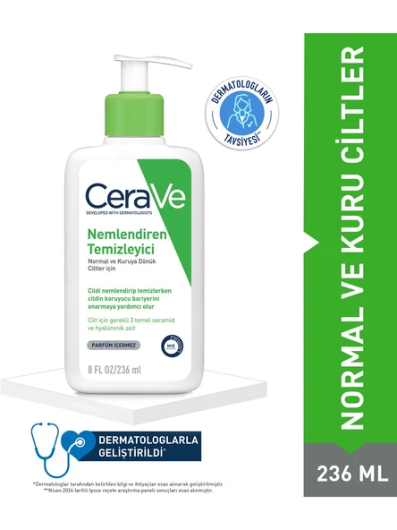 CeraVe Nemlendiren Temizleyici ürün görseli 1