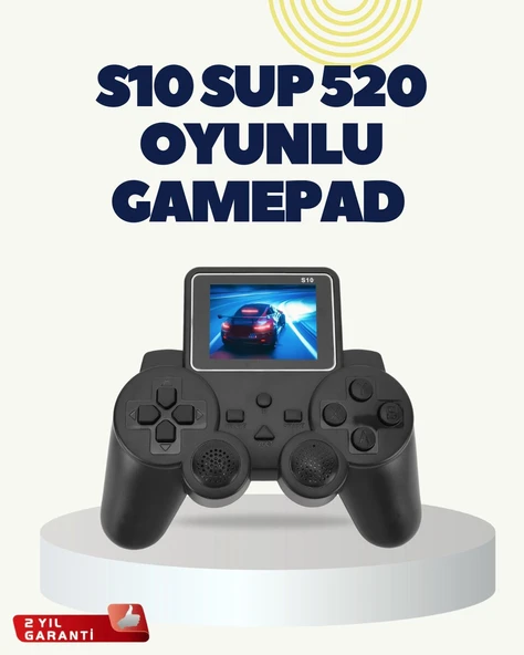 HDMI Destekli S10 Gamepad 520 Oyunlu TV’ye Bağlanabilir Atari 2025 Model ürün görseli 1