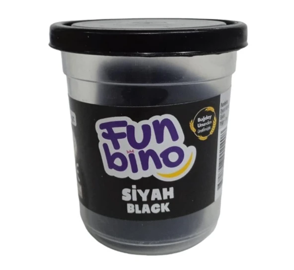 Funbino Oyun Hamuru 115Gr Siyah - 4 adet ürün görseli 1