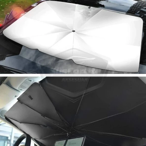 Renault Symbol, Dacia Sandero, Opel Corsa, Ford Ka, Peugeot 208 Uyumlu Oto Şemsiye ürün görseli 1
