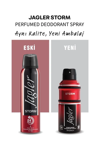 Jagler Storm Erkek Deodorant 150 ml ürün görseli 1