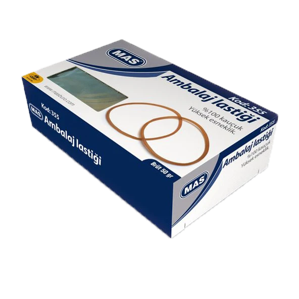 Mas Ambalaj Lastik Kutu Midi %100 Kauçuk 50 GR 355 ürün görseli 1