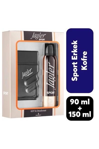 Jagler Kofre Erkek Parfüm 90 ml Deodorant 150 ml Sport ürün görseli 1
