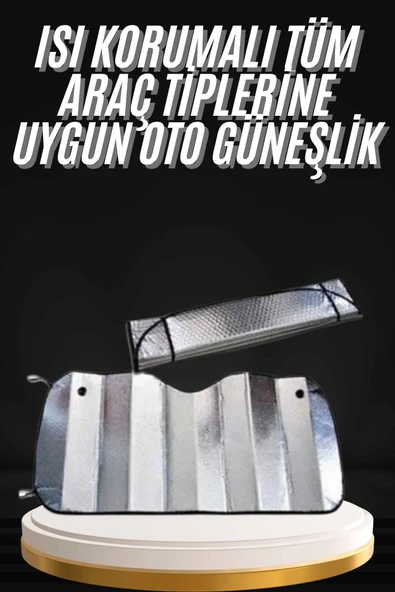 Araç Güneşlik Koruyucu Cam Güneşliği Otomobil Güneşlikleri Katlanabilir ürün görseli 1
