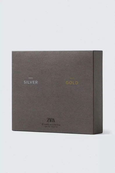 SILVER MAN GOLD EDT 2X100 ML (3.4 FL.OZ - Resim 5