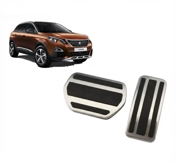 Peugeot 3008 Uyumlu Orjinal Otomatik Pedal Seti 2 Parça ürün görseli 1